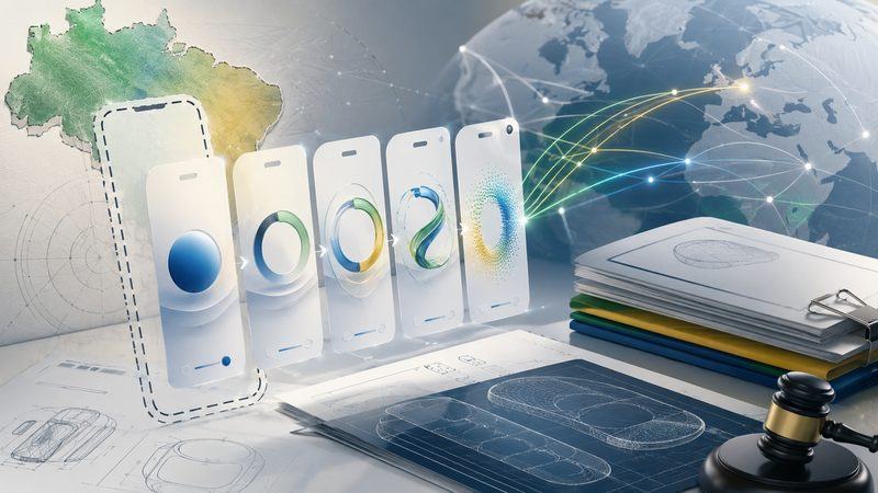 Brazil design filings through Hague with dynamic GUI representation