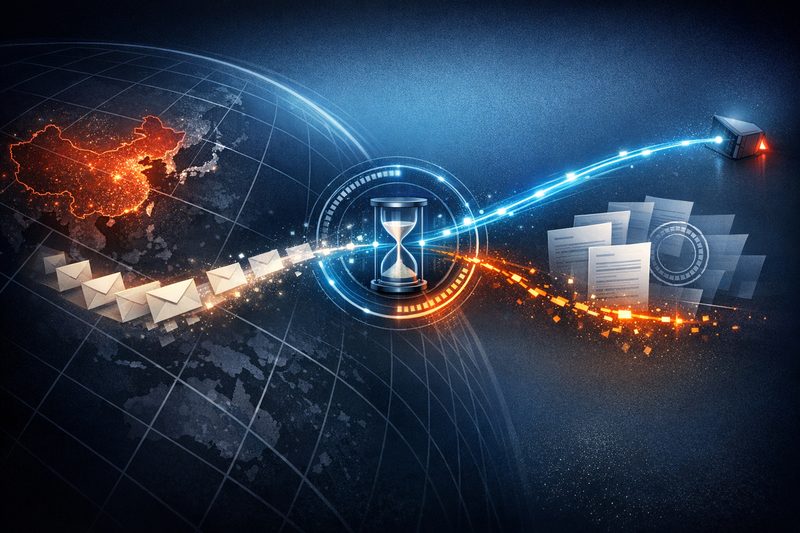 Digital service route for Madrid non-use cases in China