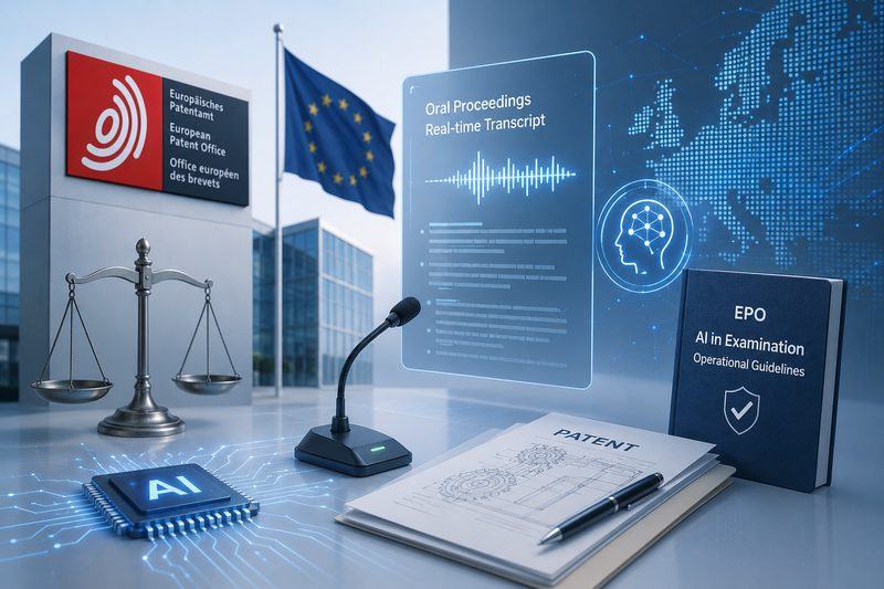 AI-assisted minutes in EPO oral proceedings