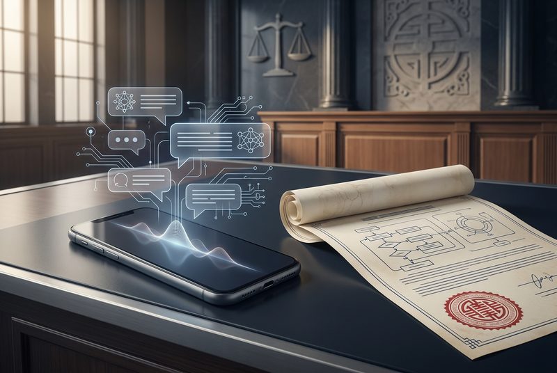 Patent dispute over Apple Siri and a chatbot system