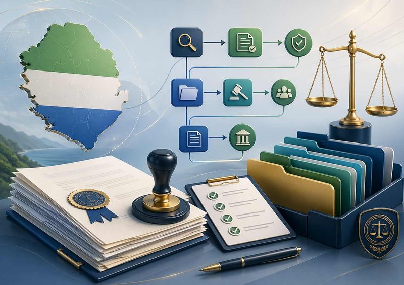 Theme illustration for Sierra Leone trade mark regulations entering into force and modernization of examination and opposition procedures