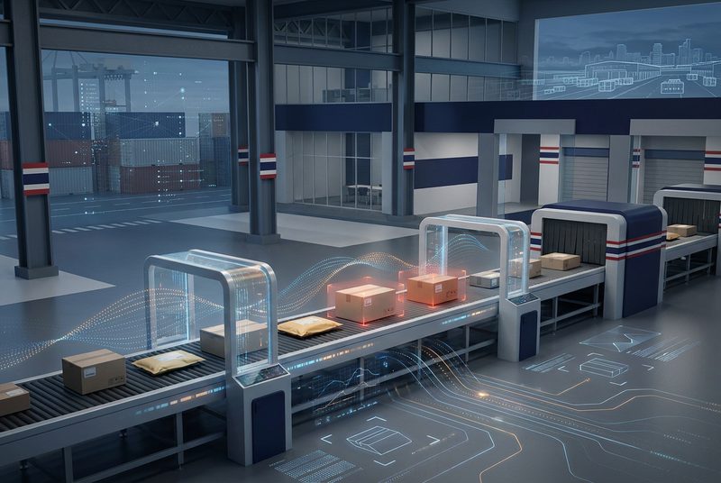 Aduanas tailandesas analizando paquetes de comercio electrónico por riesgos de propiedad intelectual