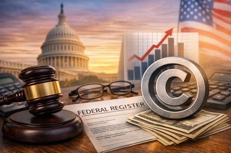 Public consultation on U.S. Copyright Office fee adjustments and future pricing models