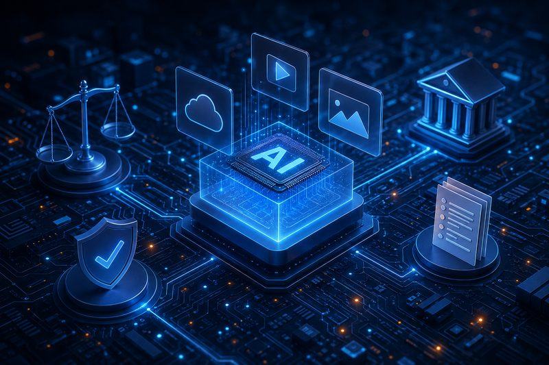 Copyright compliance framework for AI content platforms