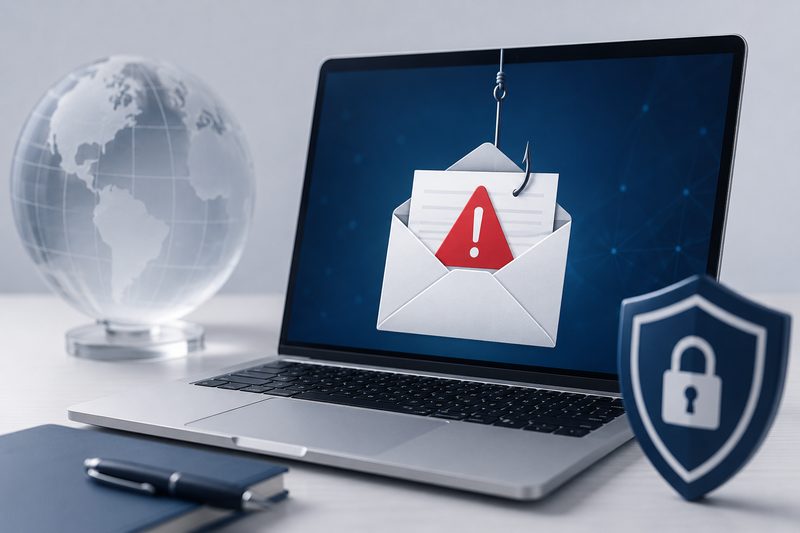 International applicants reviewing suspicious payment emails