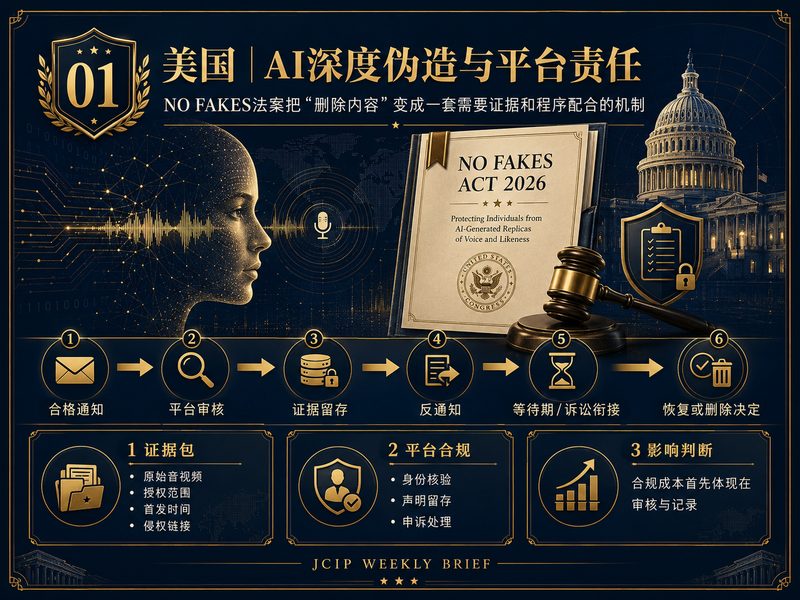 美国AI深度伪造与平台责任