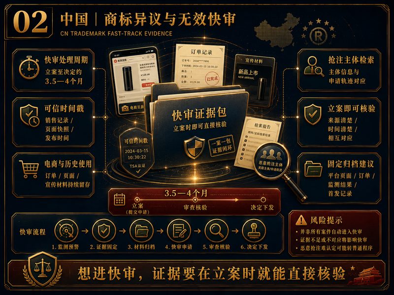 中国商标异议与无效快审