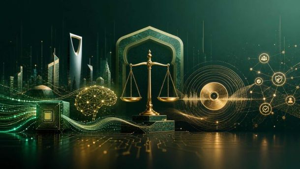 沙特版权法改革与数字创新主题图